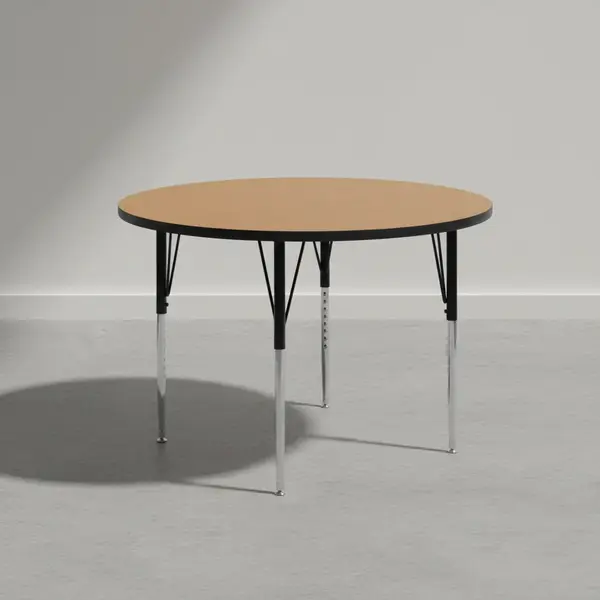 Flash Furniture XU-A42-RND-OAK-T-A-GG