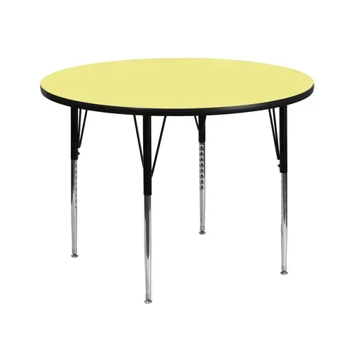 Flash Furniture XU-A42-RND-YEL-T-A-GG