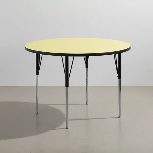 Flash Furniture XU-A42-RND-YEL-T-A-GG