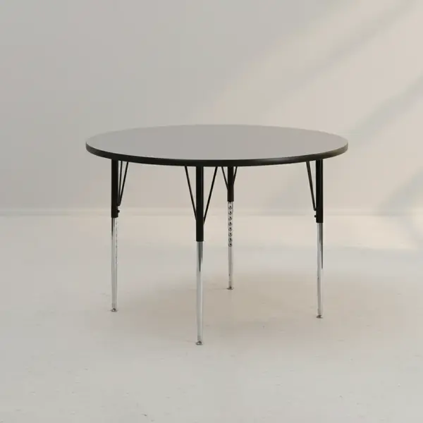 Flash Furniture XU-A48-RND-GY-H-A-GG