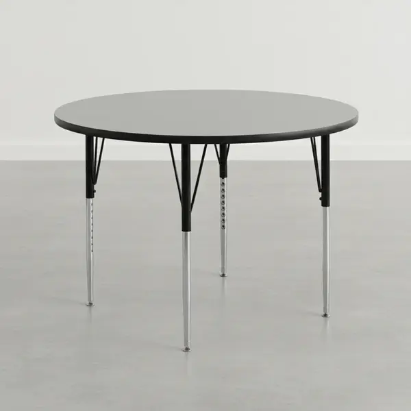 Flash Furniture XU-A48-RND-GY-T-A-GG