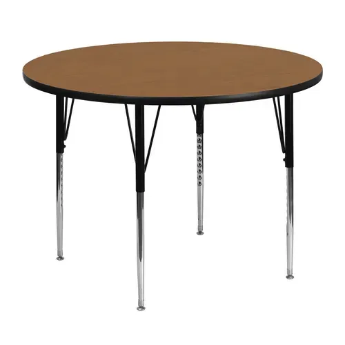Flash Furniture XU-A48-RND-OAK-T-A-GG