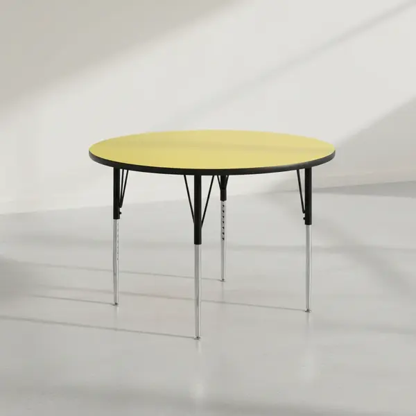 Flash Furniture XU-A48-RND-YEL-H-A-GG