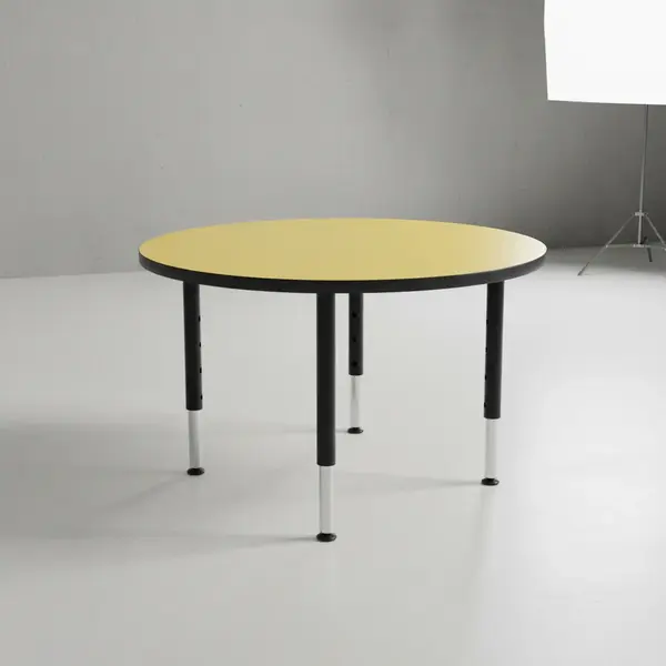 Flash Furniture XU-A48-RND-YEL-T-A-GG