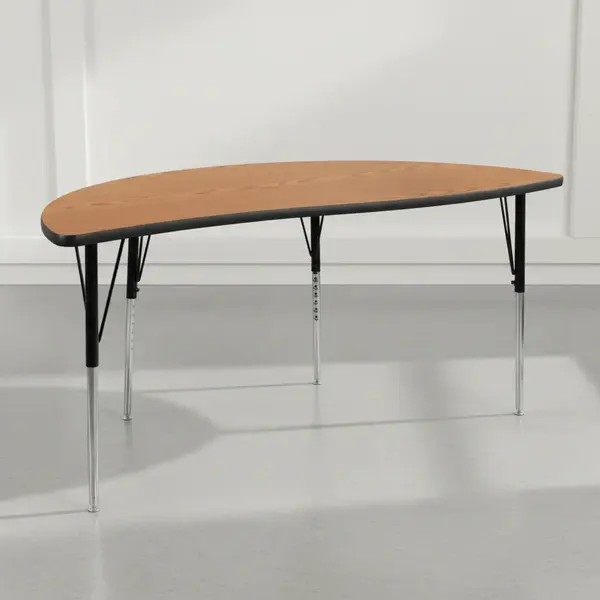 Flash Furniture XU-A60-HCIRC-OAK-T-A-GG