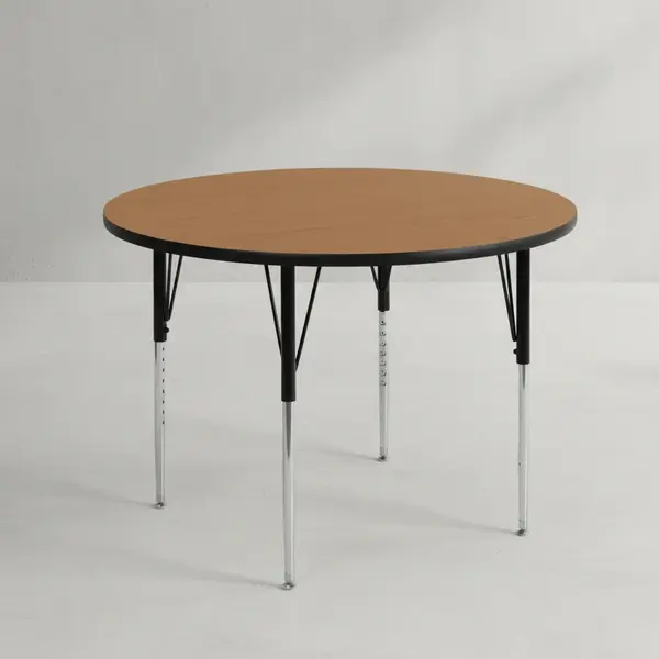 Flash Furniture XU-A60-RND-OAK-T-A-GG