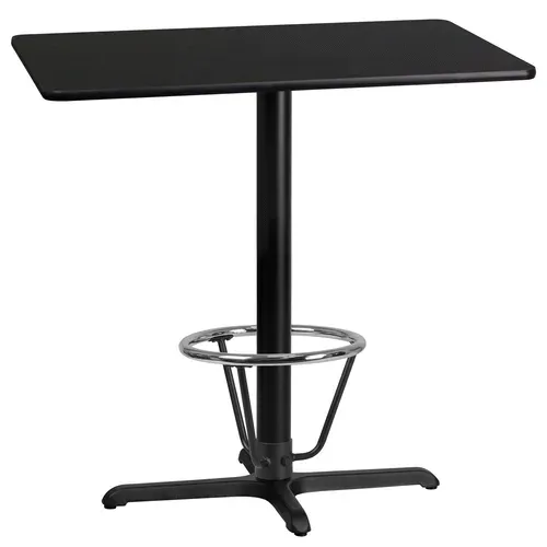 Flash Furniture XU-BLKTB-2442-T2230B-3CFR-GG