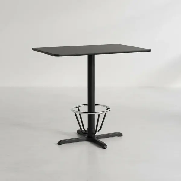 Flash Furniture XU-BLKTB-2442-T2230B-3CFR-GG