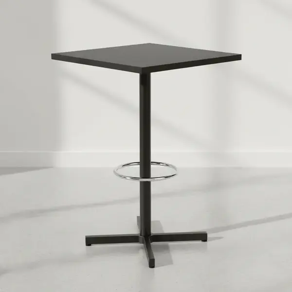 Flash Furniture XU-BLKTB-3030-T2222B-3CFR-GG