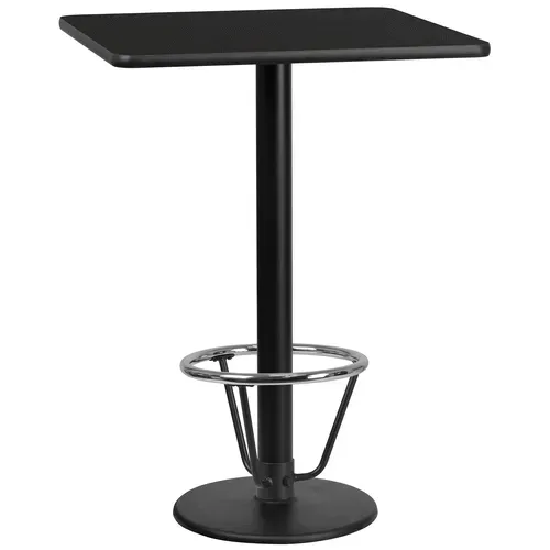 Flash Furniture XU-BLKTB-3030-TR18B-3CFR-GG