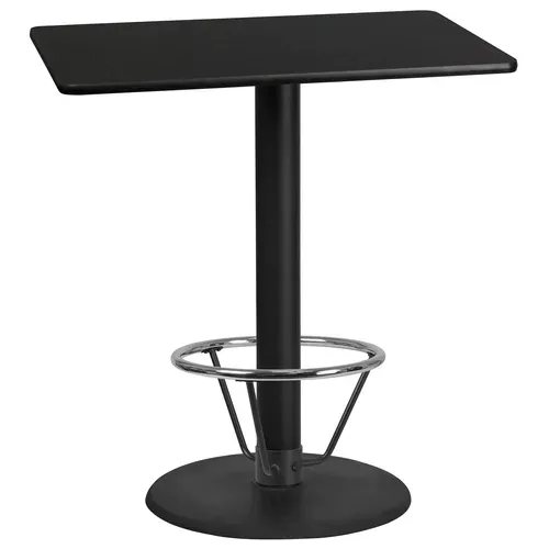 Flash Furniture XU-BLKTB-3042-TR24B-4CFR-GG