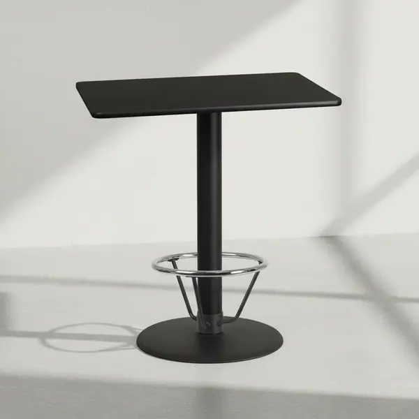 Flash Furniture XU-BLKTB-3042-TR24B-4CFR-GG