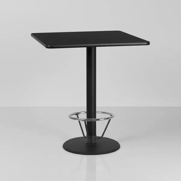 Flash Furniture XU-BLKTB-3636-TR24B-4CFR-GG