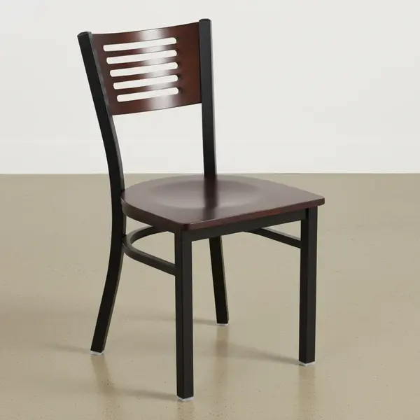 Flash Furniture XU-DG-6G5B-WAL-MTL-GG