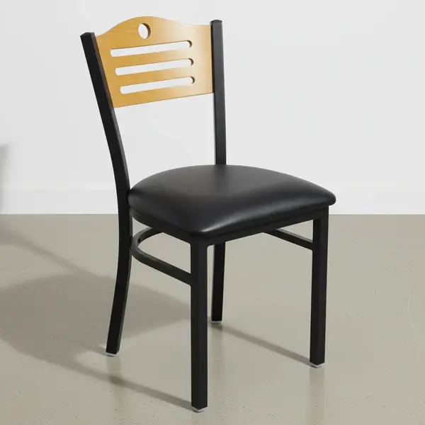 Flash Furniture XU-DG-6G7B-SLAT-BLKV-GG