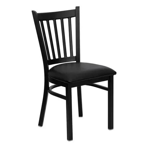 Flash Furniture XU-DG-6Q2B-VRT-BLKV-GG