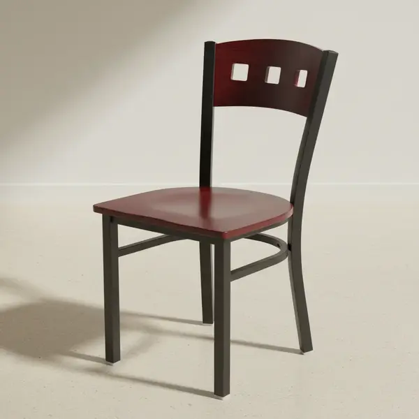 Flash Furniture XU-DG-6Y1B-MAH-MTL-GG