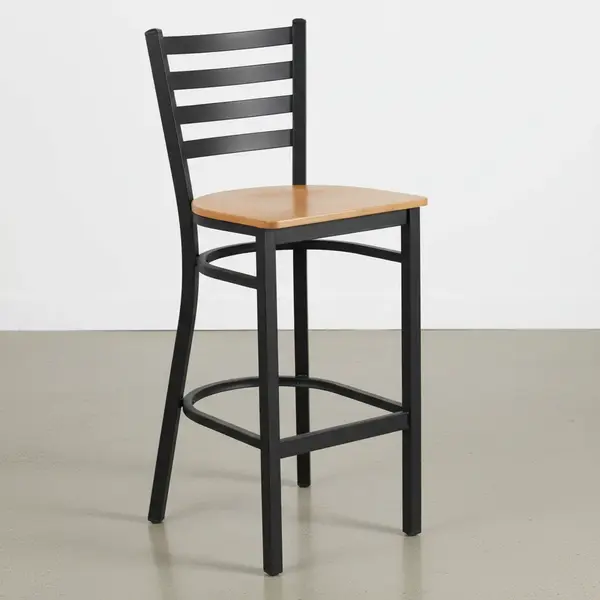 Flash Furniture XU-DG697BLAD-BAR-NATW-GG