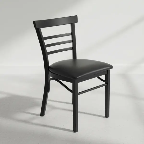 Flash Furniture XU-DG6Q6B1LAD-BLKV-GG