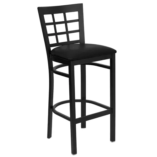 Flash Furniture XU-DG6R7BWIN-BAR-BLKV-GG
