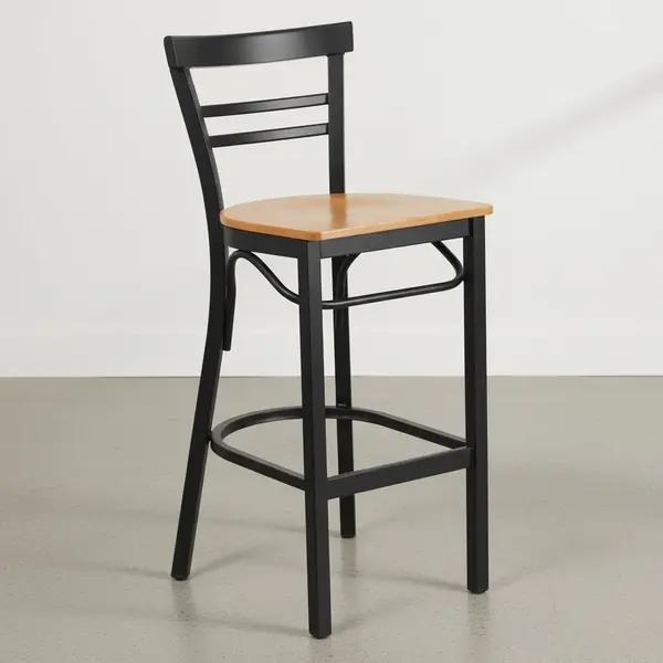 Flash Furniture XU-DG6R9BLAD-BAR-NATW-GG