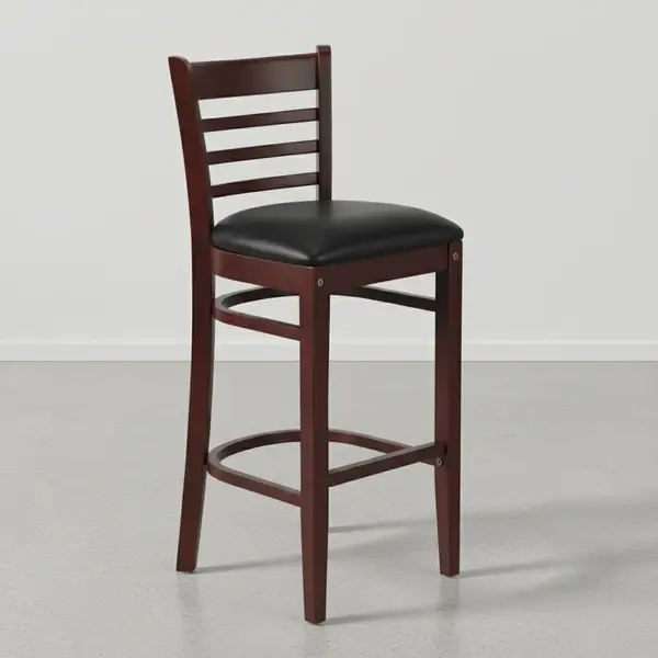 Flash Furniture XU-DGW0005BARLAD-MAH-BLKV-GG