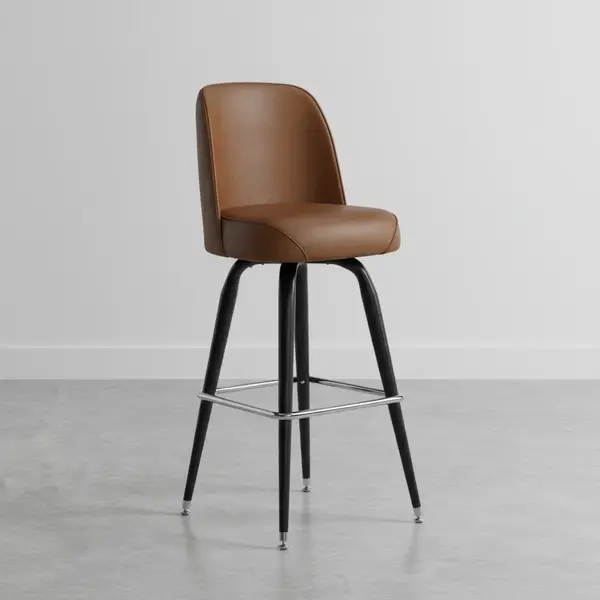 Flash Furniture XU-F-125-WBRN-GG