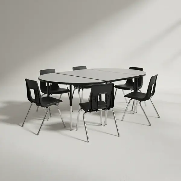 Flash Furniture XU-GRP-16CH-A3048CON-48-GY-T-A-GG