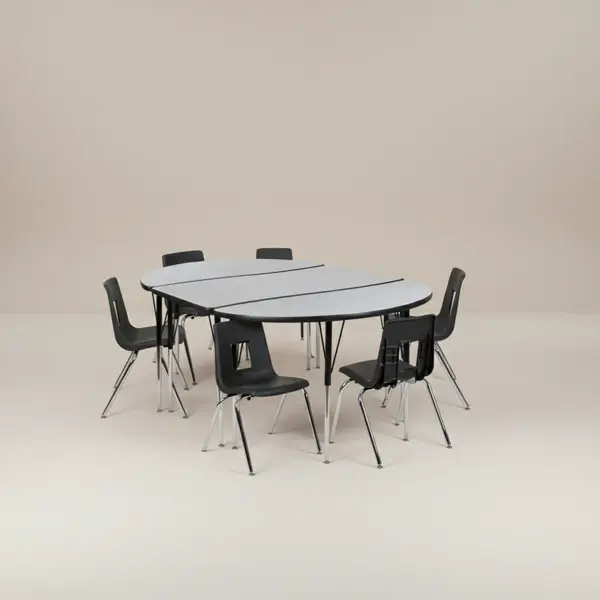 Flash Furniture XU-GRP-18CH-A3048CON-48-GY-T-A-GG