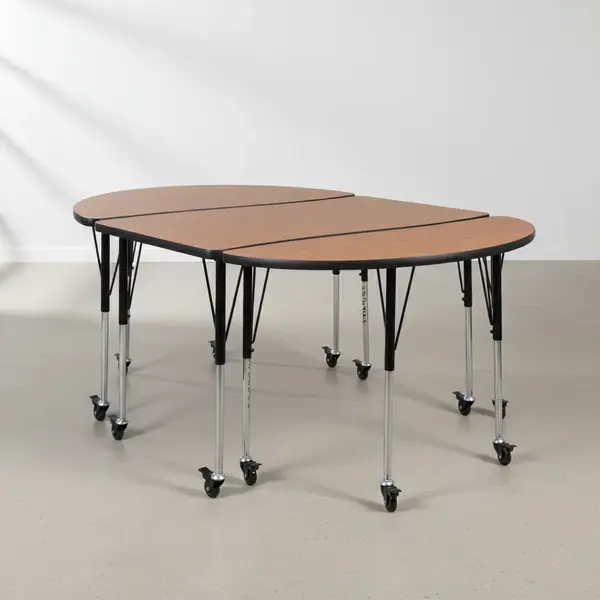 Flash Furniture XU-GRP-A3048CON-48-OAK-T-A-CAS-GG