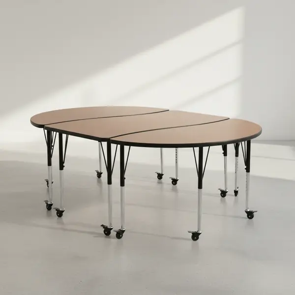 Flash Furniture XU-GRP-A3060CON-60-OAK-T-A-CAS-GG