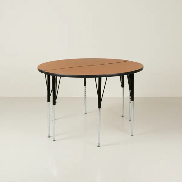 Flash Furniture XU-GRP-A48-HCIRC-OAK-T-A-GG