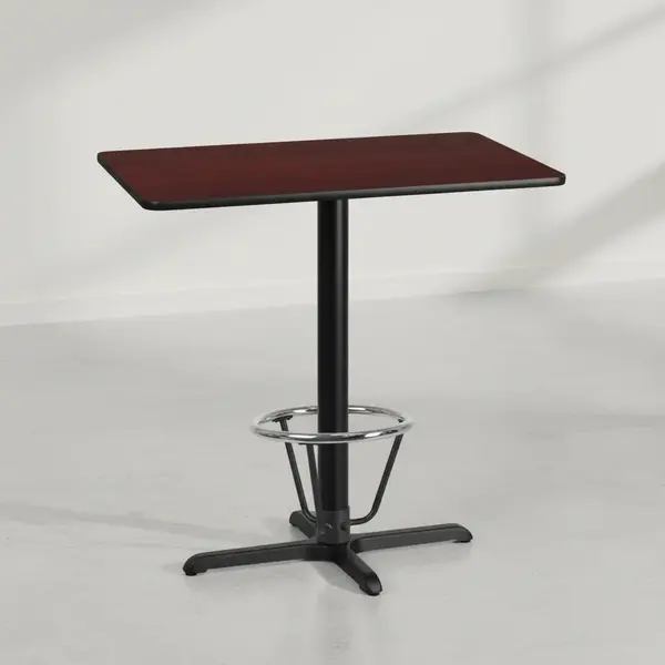 Flash Furniture XU-MAHTB-2442-T2230B-3CFR-GG