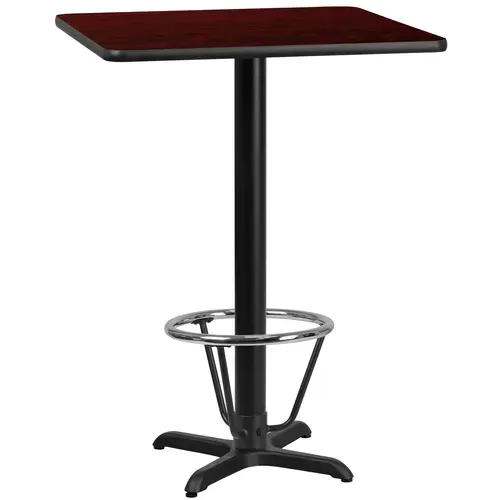 Flash Furniture XU-MAHTB-3030-T2222B-3CFR-GG