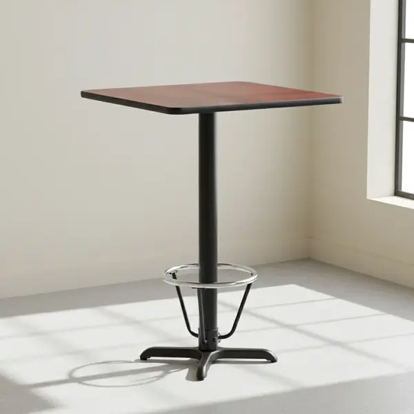 Flash Furniture XU-MAHTB-3030-T2222B-3CFR-GG