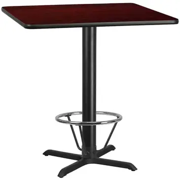 Flash Furniture XU-MAHTB-4242-T3333B-4CFR-GG