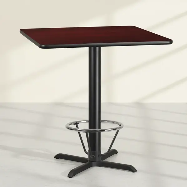 Flash Furniture XU-MAHTB-4242-T3333B-4CFR-GG