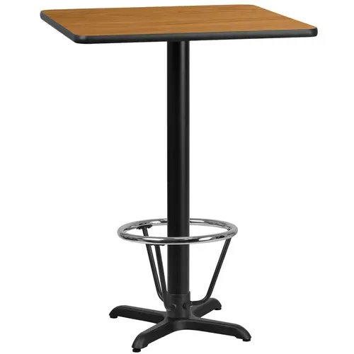 Flash Furniture XU-NATTB-2424-T2222B-3CFR-GG