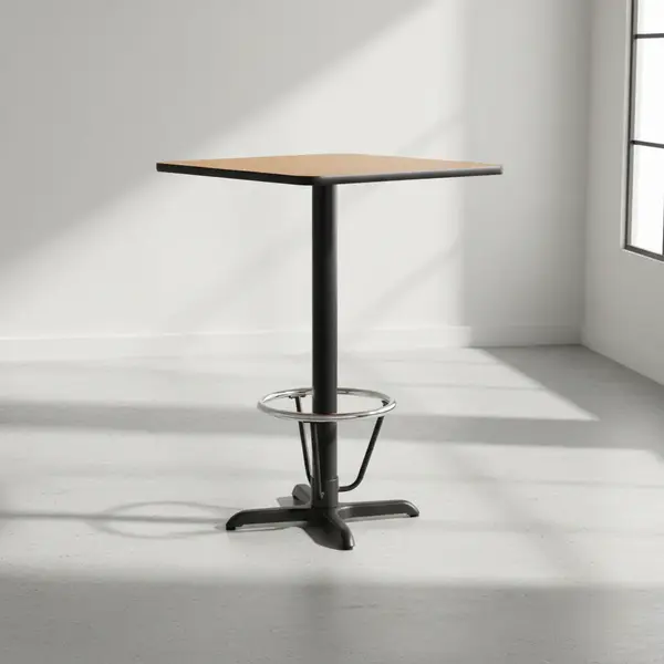 Flash Furniture XU-NATTB-2424-T2222B-3CFR-GG