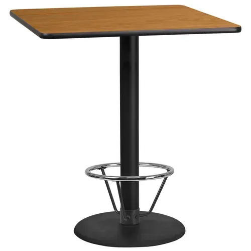 Flash Furniture XU-NATTB-3636-TR24B-4CFR-GG