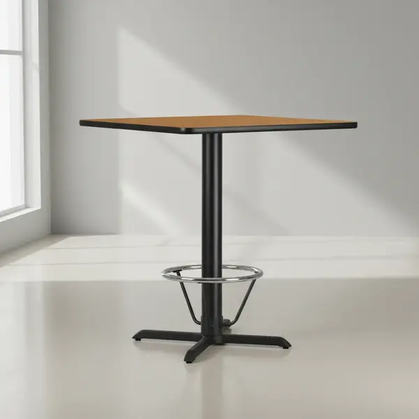 Flash Furniture XU-NATTB-4242-T3333B-4CFR-GG