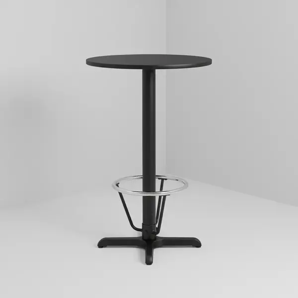 Flash Furniture XU-RD-24-BLKTB-T2222B-3CFR-GG