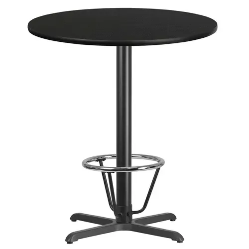 Flash Furniture XU-RD-36-BLKTB-T3030B-3CFR-GG