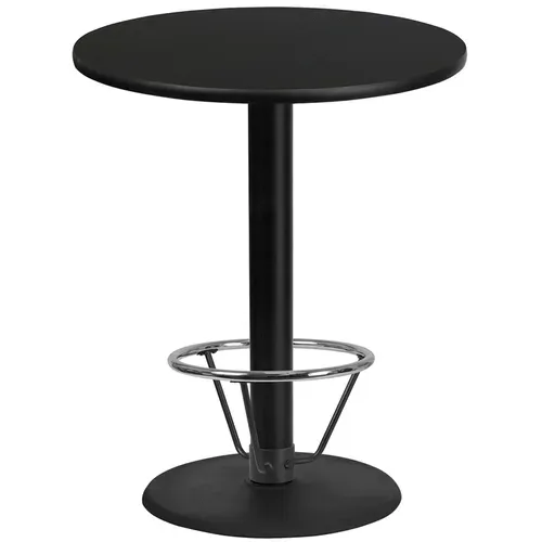 Flash Furniture XU-RD-36-BLKTB-TR24B-4CFR-GG