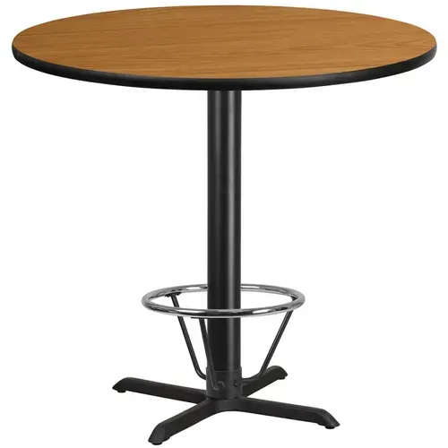 Flash Furniture XU-RD-42-NATTB-T3333B-4CFR-GG