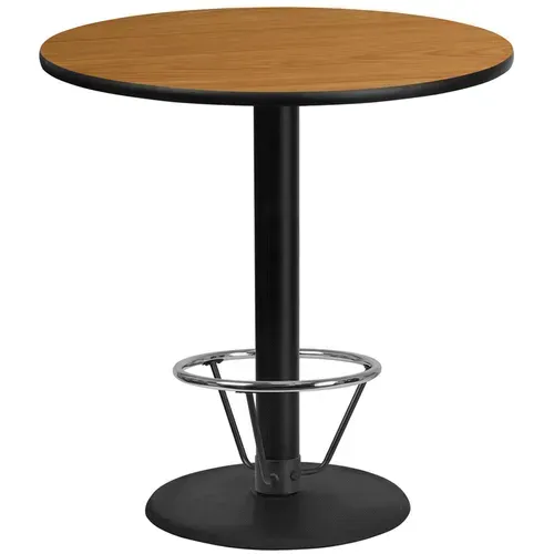 Flash Furniture XU-RD-42-NATTB-TR24B-4CFR-GG