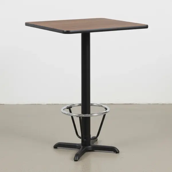 Flash Furniture XU-WALTB-3030-T2222B-3CFR-GG