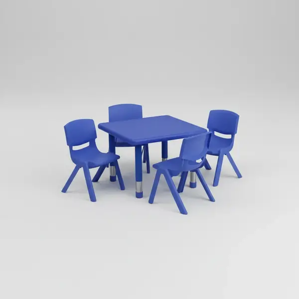 Flash Furniture YU-YCX-0023-2-SQR-TBL-BLUE-E-GG