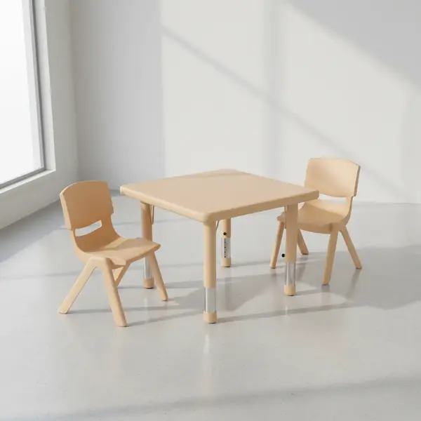 Flash Furniture YU-YCX-0023-2-SQR-TBL-NAT-R-GG