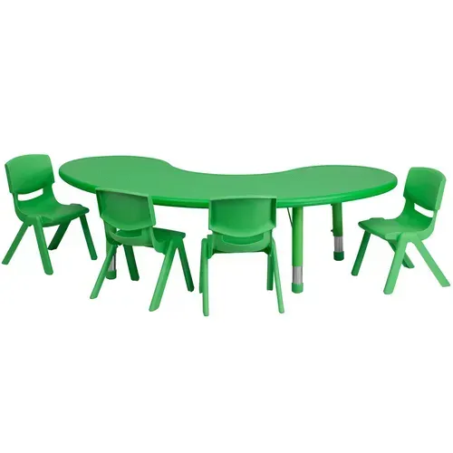 Flash Furniture YU-YCX-0043-2-MOON-TBL-GREEN-E-GG